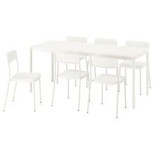 IKEA 59589960 Beyaz Yemek Masası Takımı