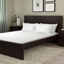 IKEA 60568650 Çift Kişilik Beyaz Yatak