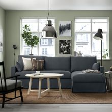 IKEA 79514964 3'lü Gri Kanepe