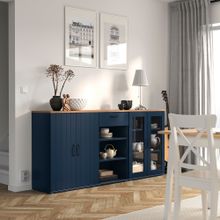 IKEA 79525608 Siyah Mavi Konsol