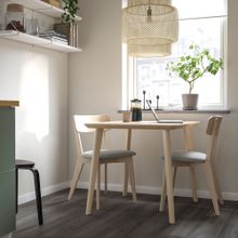 IKEA 79554832 Siyah Beyaz Masa Takımı