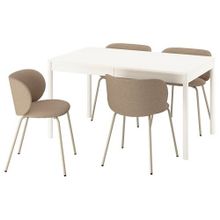 IKEA 79612403 Koyu Bej Yemek Masası Takımı