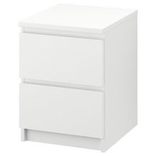 IKEA 90625319 Malm Beyaz Komodin