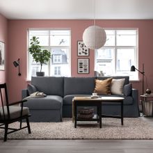 IKEA 99514958 3'lü Gri Kanepe