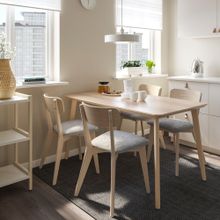 IKEA 99554826 Siyah Beyaz Masa Takımı