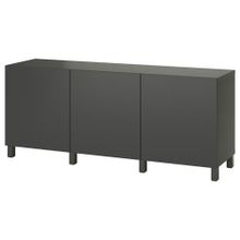 IKEA Besta 89508057 Koyu Gri Dolap