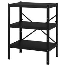 IKEA Bror Siyah 85x55x110 cm Raf Ünitesi