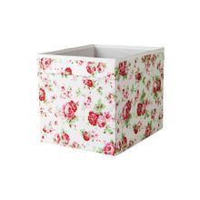 IKEA Dröna Çiçek Desenli 33x38x33 cm Kutu