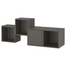 IKEA Eket 2449778594 Koyu Gri Dolap