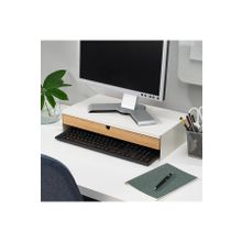 IKEA Elloven Beyaz 47x26x10 cm Monitör Yükseltici