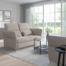 IKEA Fammarp Viarp Bej-Kahverengi 2'li Kanepe