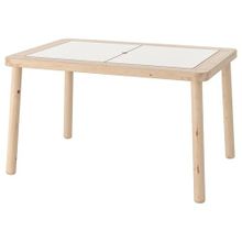 IKEA Flisat Huş Beyaz 83x58 cm Çocuk Masası