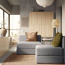 IKEA Jattebo Tonerud Gri 1.5 Kişilik Koltuk