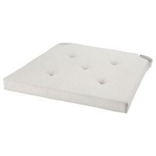 IKEA Justina 35/42x40x4 cm Ekru Sandalye Minderi