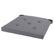 IKEA Justina 35/42x40x4 cm Gri Sandalye Minderi