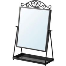 IKEA Karmsund Masa Siyah Tepsili 27x43 cm Makyaj Aynası