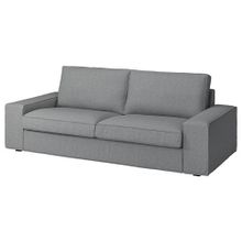 IKEA Kivik Tibbleby Bej-Gri 3'lü Kanepe