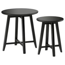 IKEA Kragsta Siyah Sehpa Seti
