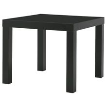 IKEA Lack Siyah 55x55 cm Yan Sehpa