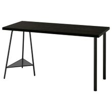 IKEA Lagkapten Tillslag Venge Siyah 140x60 cm Çalışma Masası