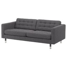 IKEA Landskrona 3'lü Gunnared Koyu Gri Kanepe