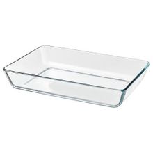 IKEA Mıxtur Saydam Cam 35x25 cm Fırın Servis Kabı