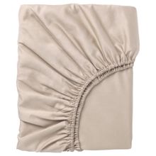 IKEA Nattjasmin Açık Bej 140x200 cm Çift Kişilik Lastikli Çarşaf