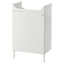 IKEA Nysjön 50x83 cm Beyaz Lavabo Dolabı