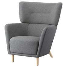IKEA Oskarshamn Tibbleby Bej-Gri Tekli Koltuk