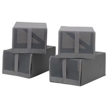 IKEA SKUBB ayakkabı kutusu koyu gri - 80400004