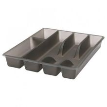 IKEA Smacker - Plastik Gri Çatal Bıçaklık Kaşıklık
