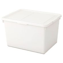IKEA Sockerbıt Beyaz 38x51x30 cm Kapaklı Kutu