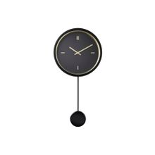 IKEA Stursk 26 cm Siyah Altın Duvar Saati