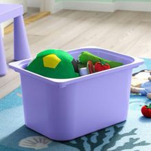 IKEA Trofast 42x30x23 cm Çocuk Odası Lila Eşya Oyuncak Kıyafetleri Saklama Kutusu