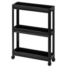 IKEA Vesken - Siyah - 54x18x71 cm Servis Sehpası