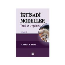 İKTİSADİ MODELLER TEORI VE UYGULAMA - MUZAFFER SARIMEŞELİ