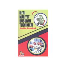 İleri Maliyet Düşürme Teknikleri - İbrahim Sevindirici