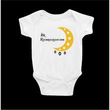İlk Ramazan'ım Baskılı Beyaz Bebek Zıbını