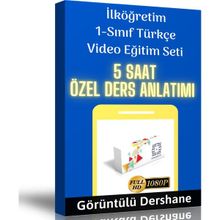İlköğretim 1.Sınıf Türkçe Görüntülü Eğitim Seti Enine Boyuna Eğitim