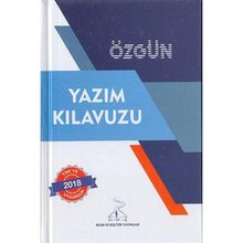 İlkokul - Ortaokul Özgün Yazım Kılavuzu - Bilim ve Kültür Yayınları