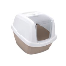 Imac Maddy Bej Beyaz 57x43x41 cm Junior Kapalı Kedi Tuvaleti