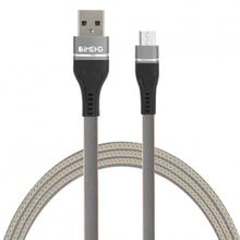 Imeng 3.1 A Ml108 Gri USB A To Micro Örgü To Micro Örgülü lü Data ve Şarj Hızlı Kablosu