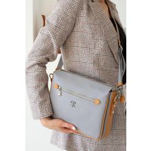ImPolo Cara Gri Taba 21x27 cm Kadın Omuz ve Çapraz Çanta
