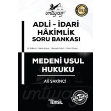 İmtiyaz Adli-İdari Hakimlik Soru Bankası Medeni Usul Hukuku 2022 Temsil Kitap Yayınları