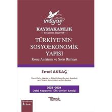 İmtiyaz Türkiyenin Sosyoekonomik Yapısı Konu Anlatımı ve Soru Bankası - Temsil Kitap