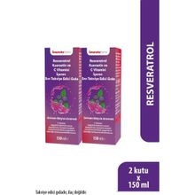 İmuneks Farma Resveratrol Kuersetin ve C Vitamini İçeren Sıvı Takviye Edici Gıda 150 ml x 2 Adet - Orman Meyveleri