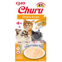 Inaba 4 X 14 gr Ciao Churu Cream Tavuklu Kedi Ödül Kreması