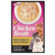 İnaba Ciao Chicken Broth 50 gr Tavuk Sulu ve Somonlu Kedi Çorbası
