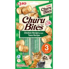 İnaba Ciao Churu Bites Tavuk Sargılı ve Ton Balıklı 3x10 gr Kedi Ödül Maması