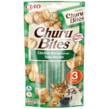 İnaba Ciao Churu Bites Tavuk Sargılı ve Ton Balıklı 3x10 gr Kedi Ödülü